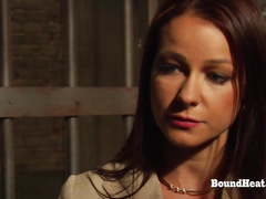 Lesbian Slave In Prison Plays With Mistress's Panties