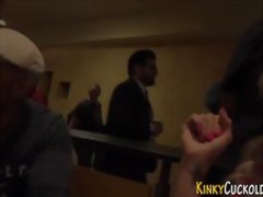 Femdom babe cuckolds bf